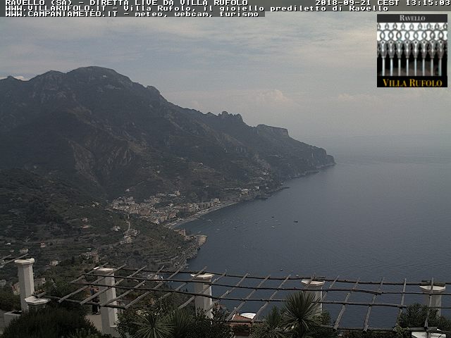 immagine della webcam nei dintorni di Sorrento: webcam Ravello
